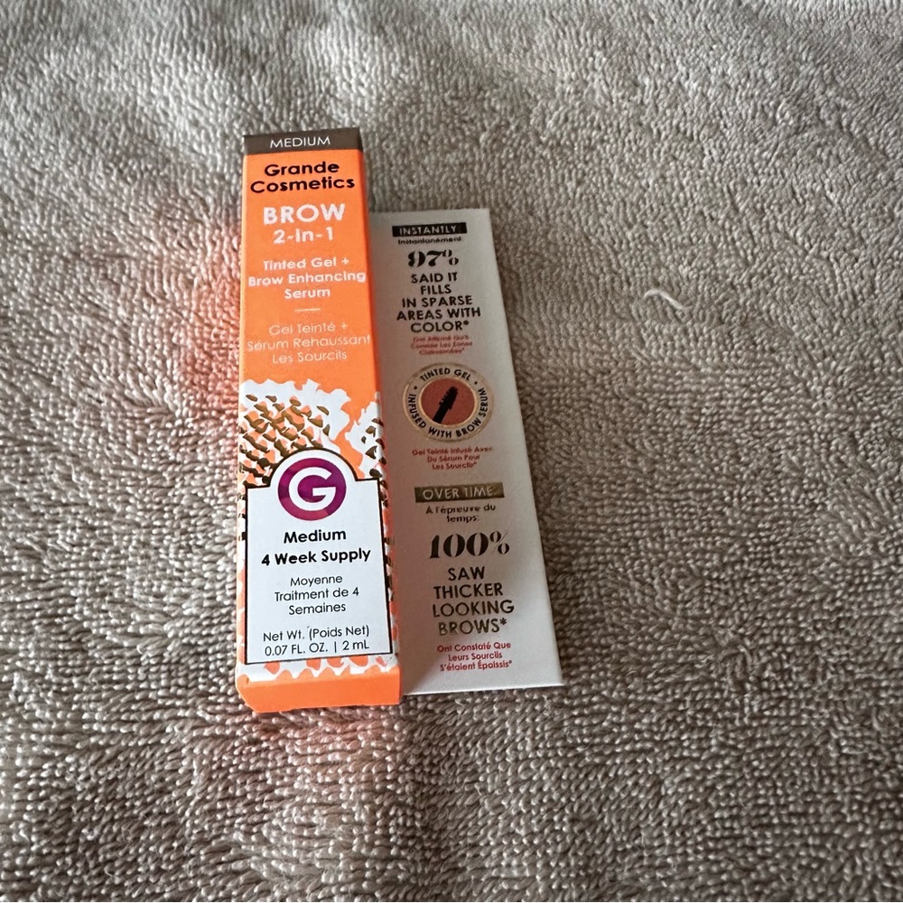 Grande Cosmetics Brow 2-in-1 Tinted Gel - Medium